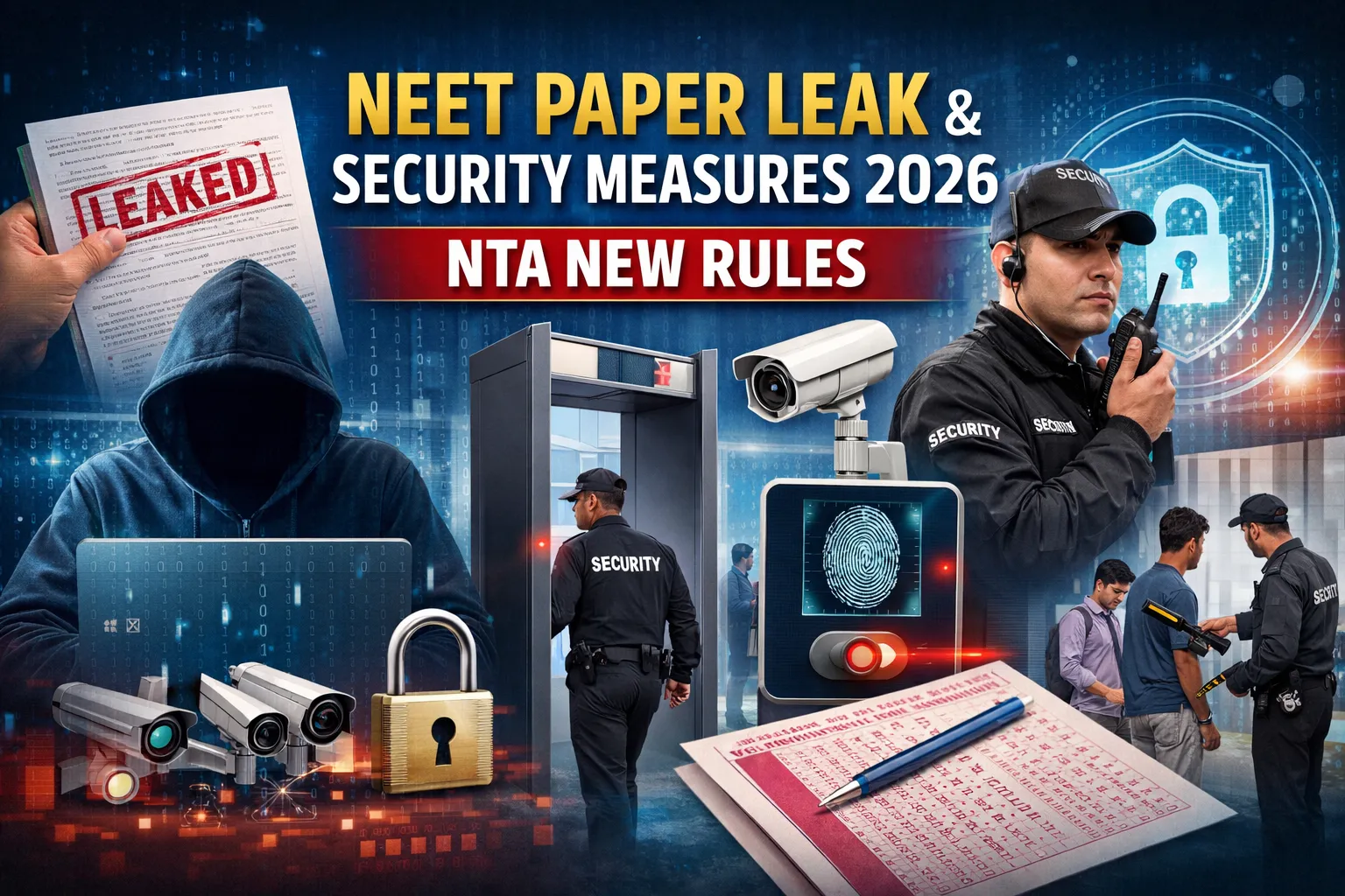 NEET Paper Leak & Safety Features 2026 : NTA New Rules